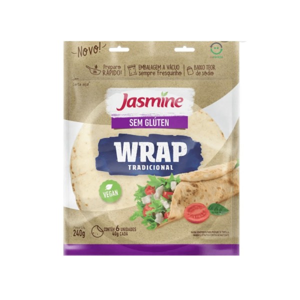 Encontraproduto.com.br - WRAP TRADICIONAL JASMINE 240G