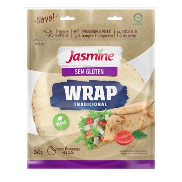 Encontraproduto.com.br - WRAP TRADICIONAL JASMINE 240G