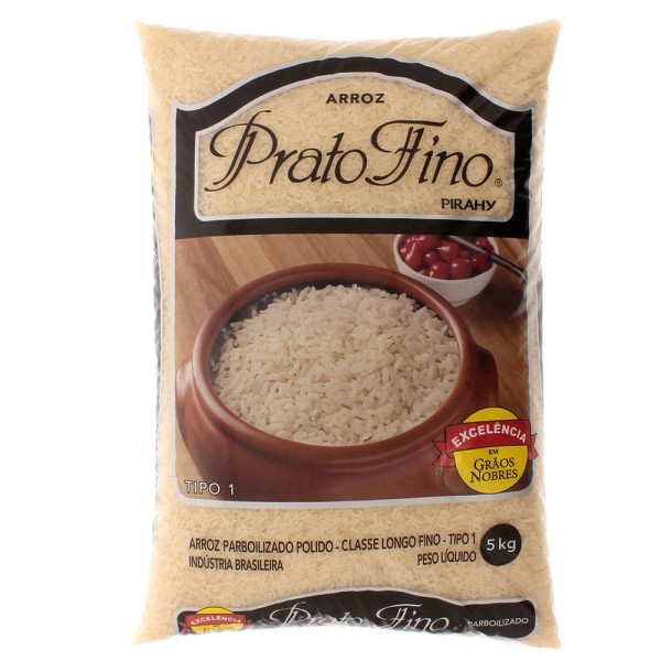 Encontraproduto.com.br - Arroz Prato Fino Parboilizado Tipo 1 Pacote 5kg
