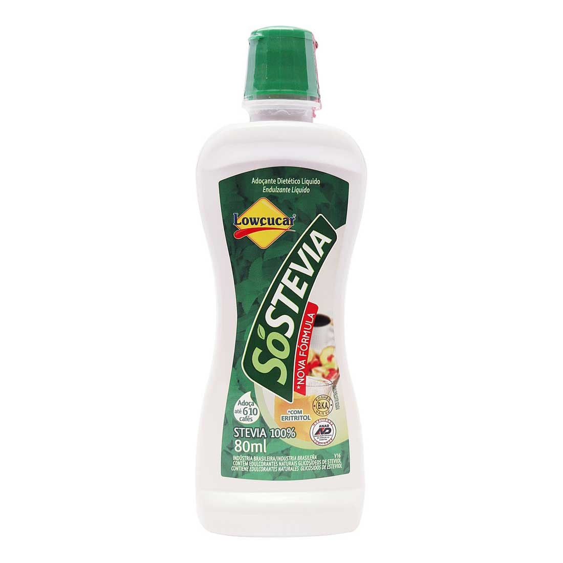 Encontraproduto.com.br - Adoçante Líquido Lowçucar Sóstevia Frasco 65ml