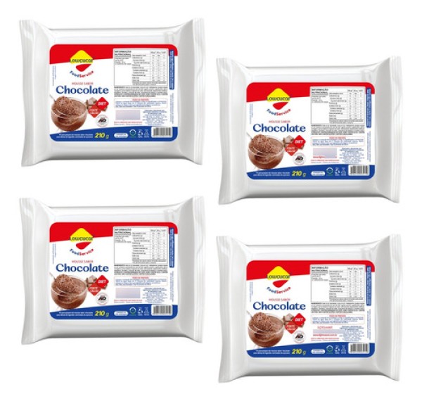 Encontraproduto.com.br - Mousse Lowcucar Zero Acucares Sabor Chocolate 210g