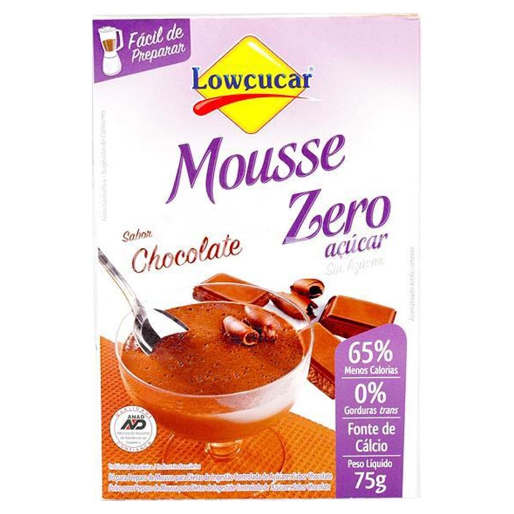 Encontraproduto.com.br - Mousse Po Lowçucar Zero Açucar 25g Chocolate
