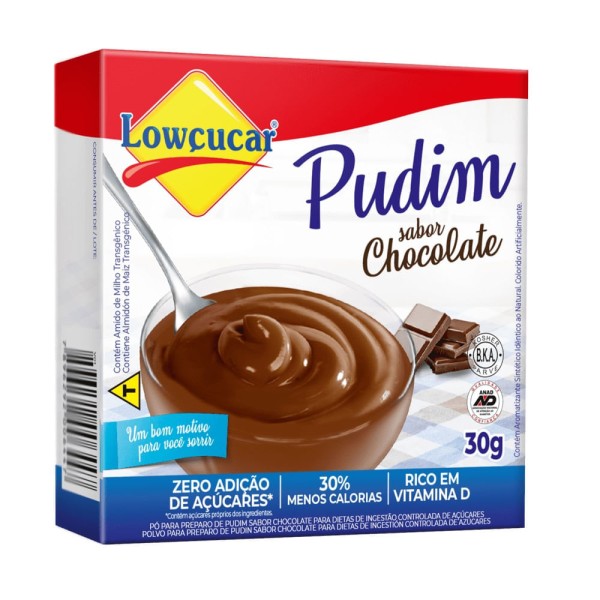 Encontraproduto.com.br - Pudim Chocolate Diet 30g - Lowçúcar
