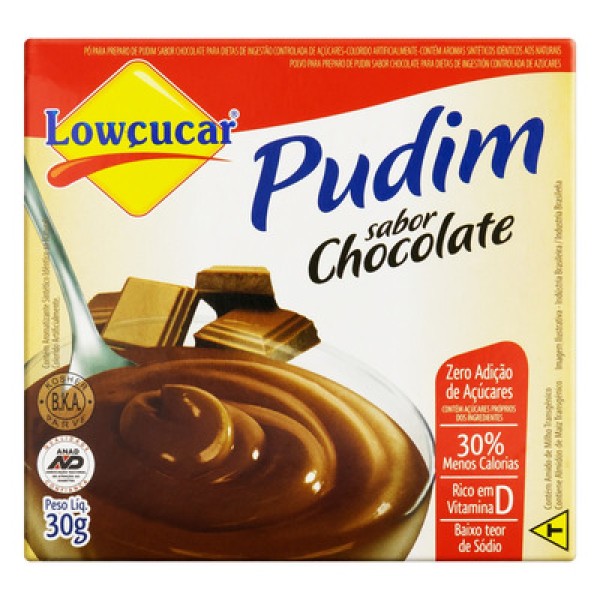 Encontraproduto.com.br - Pudim Chocolate Diet 30g - Lowçúcar