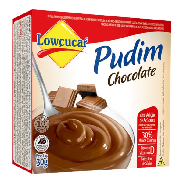 Encontraproduto.com.br - Pudim Chocolate Diet 30g - Lowçúcar