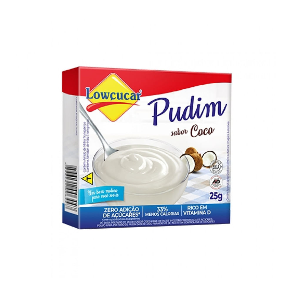 Encontraproduto.com.br - Pudim Lowçucar Zero Açucar Coco 25g