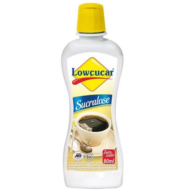 Encontraproduto.com.br - Adoçante com Sucralose Líquido 80ml - Lowçucar