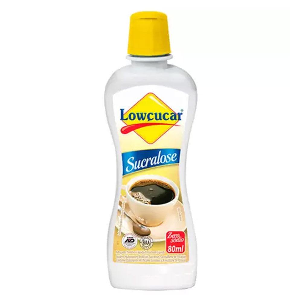 Encontraproduto.com.br - Adoçante com Sucralose Líquido 80ml - Lowçucar