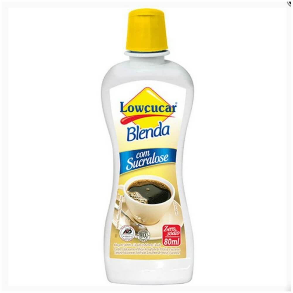 Encontraproduto.com.br - Adoçante com Sucralose Líquido 80ml - Lowçucar