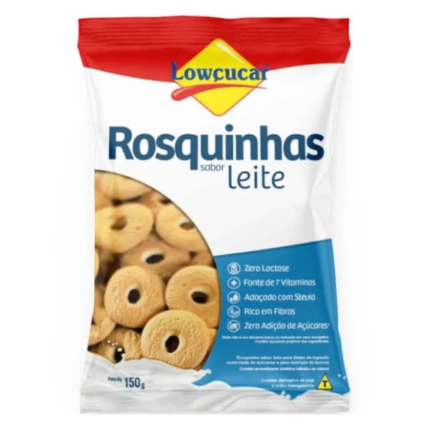 Biscoito Rosquinha Diet Leite 150g - Lowçúcar