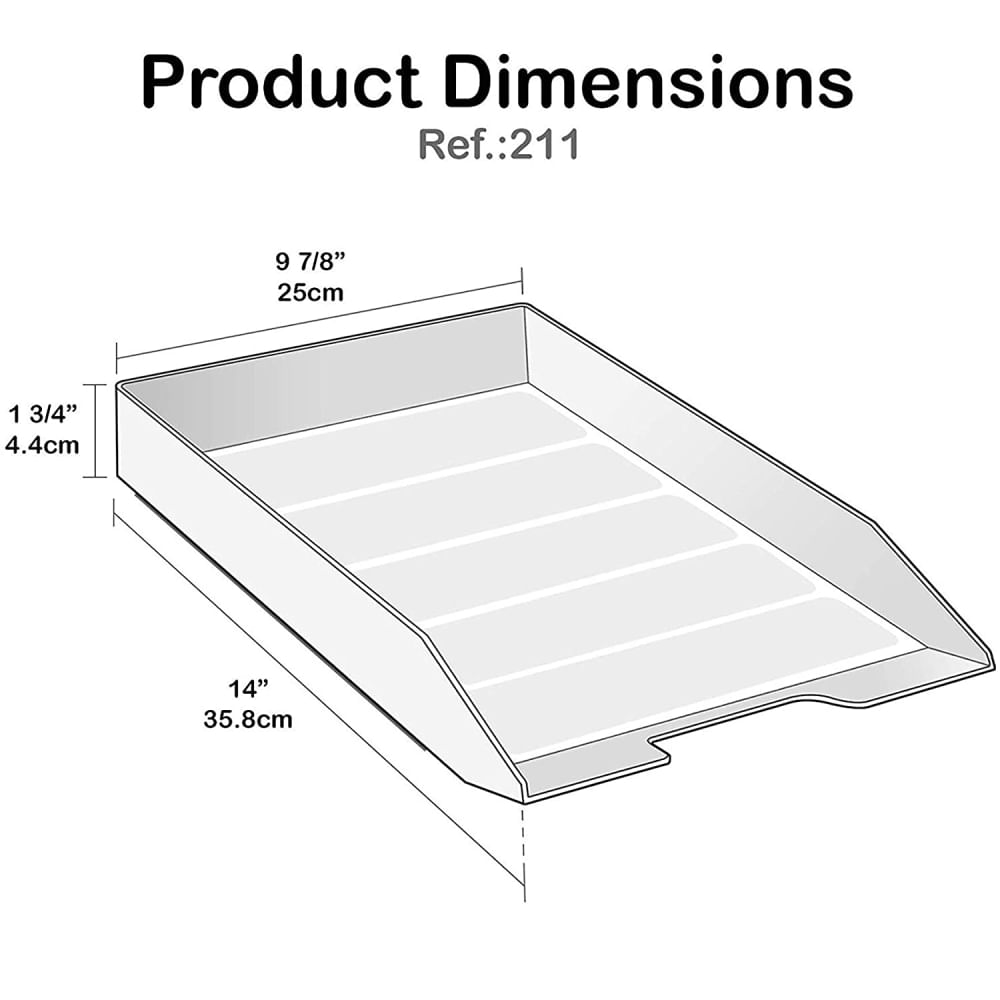 Encontraproduto.com.br - Caixa Modular para Correspondência na Cor Cristal 211.3 Acrimet