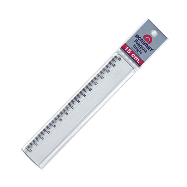 Encontraproduto.com.br - Régua Plástica 15cm