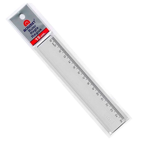 Encontraproduto.com.br - Régua Plástica 15cm