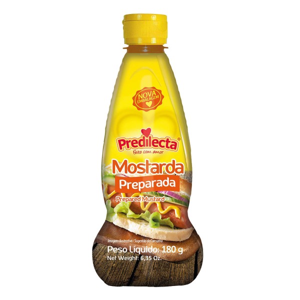 Encontraproduto.com.br - Molho de Mostarda Predilecta Bisnaga com 180g