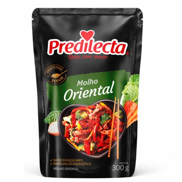 Encontraproduto.com.br - MOLHO PRONTO PREDILECTA SACHE 300G ORIENTAL