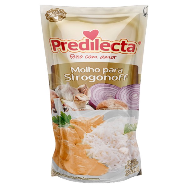 Encontraproduto.com.br - Molho Strogonoff Pronto P/Servir Predilecta Embalagem 340G