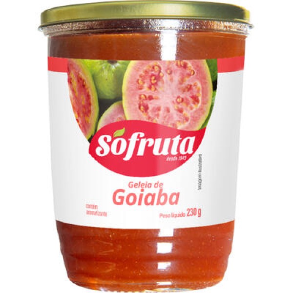 Encontraproduto.com.br - Geléia Sófruta Goiaba Vidro com 230g