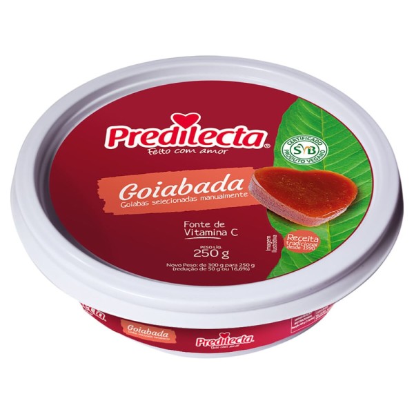 Encontraproduto.com.br - Goiabada PREDILECTA Tradicional 250g