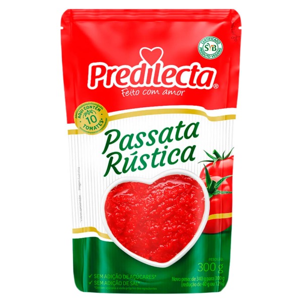 Encontraproduto.com.br - Passata Rústica Predilecta Sachê 300g