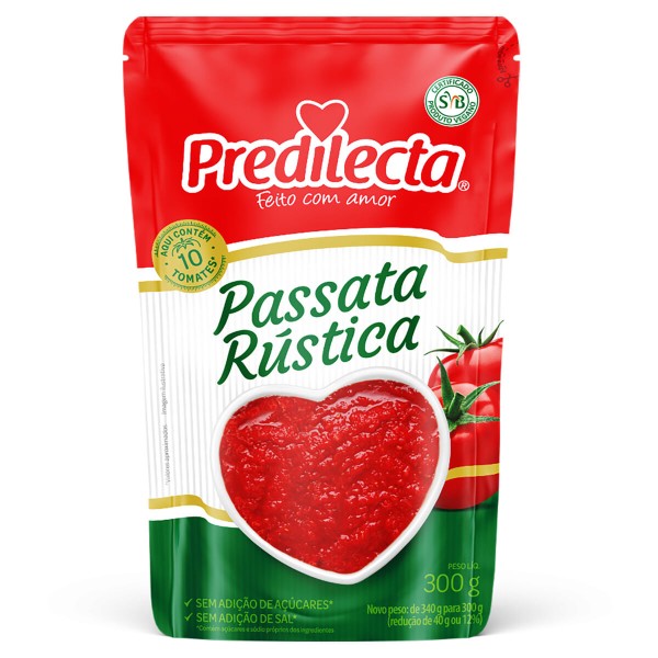 Encontraproduto.com.br - Passata Rústica Predilecta Sachê 300g