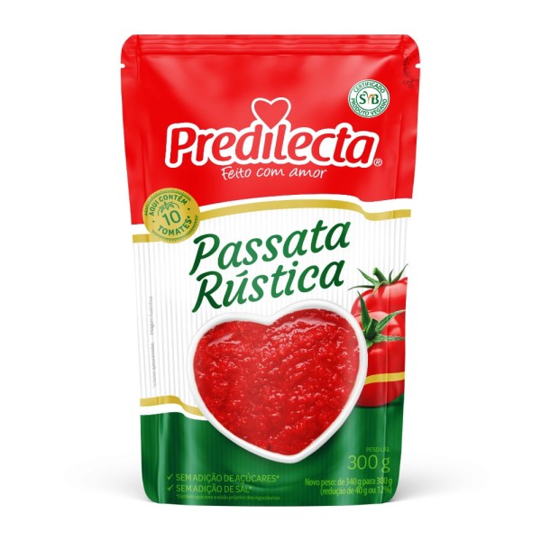 Encontraproduto.com.br - Passata Rústica Predilecta Sachê 300g
