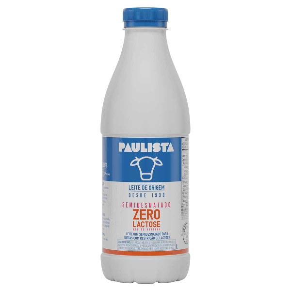 Encontraproduto.com.br - Leite Uht Semidesnatado Zero Lactose Paulista 1L