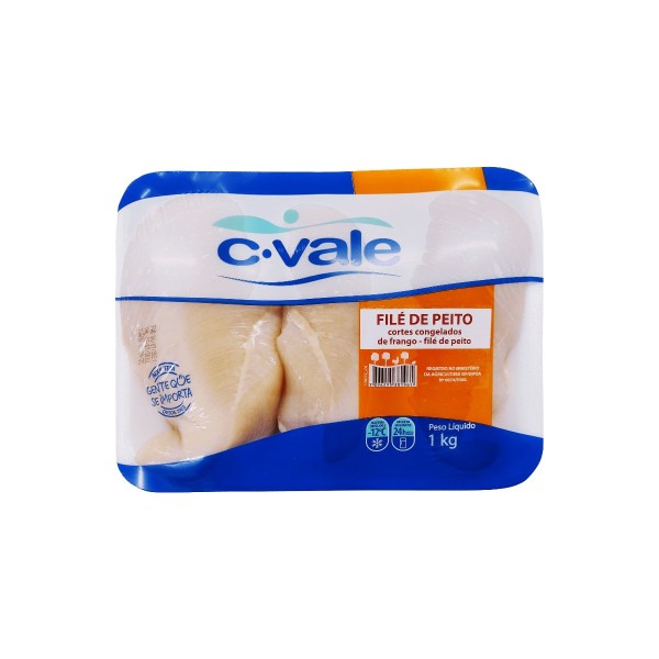 Encontraproduto.com.br - File De Peito De Frango C.Vale Bandeja 1KG