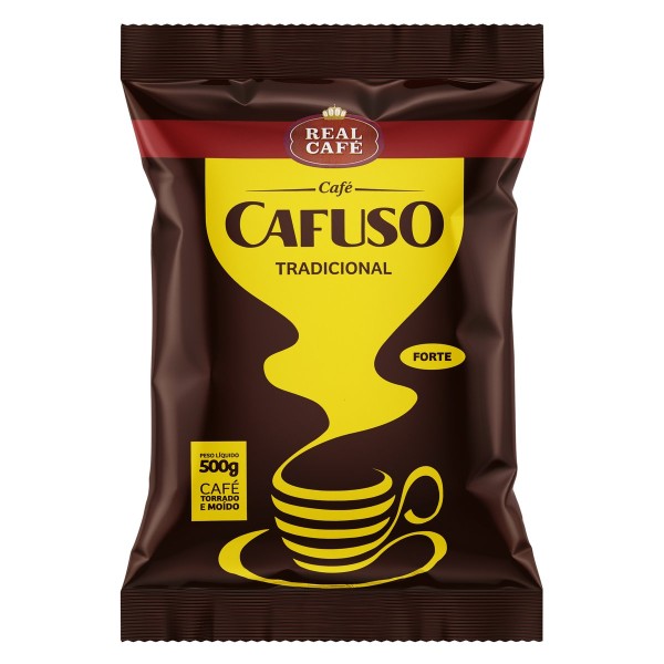 Encontraproduto.com.br - Café Torrado e Moído Cafuso Forte 500 g