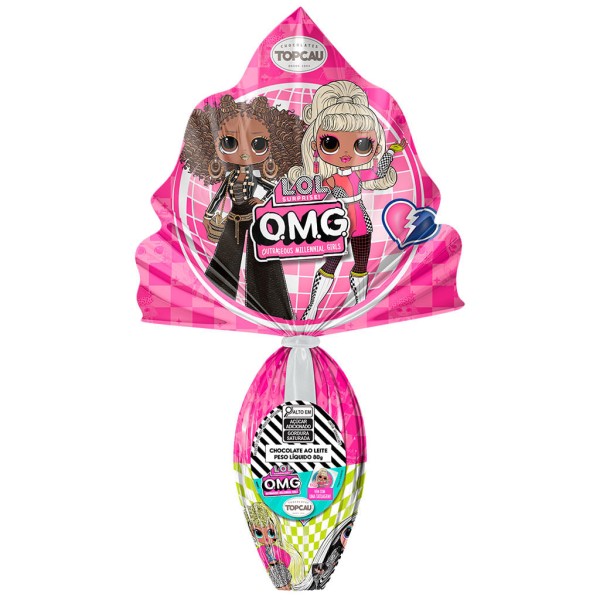 Ovo de Páscoa ao Leite L.O.L. Surprise! O.M.G. Topcau 80g