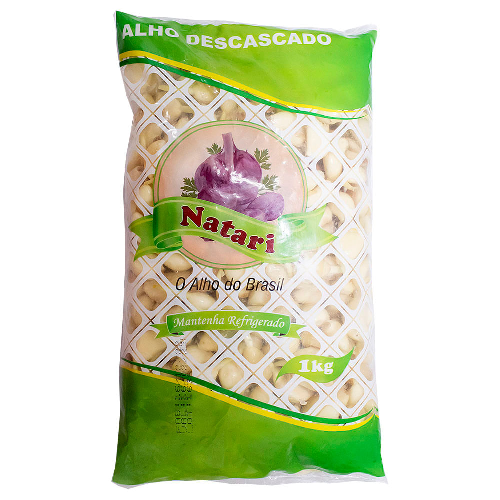Alho descascado Natari 1Kg