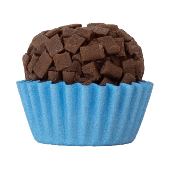 Forminha Brigadeiro e Doces N6 Azul Bebe - 100Un