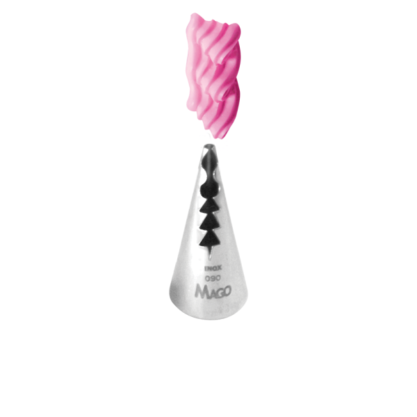Encontraproduto.com.br - Bico De Confeitar Inox Pequeno Babado Mod.090 Mago