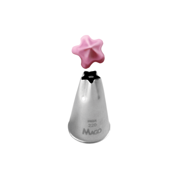 Encontraproduto.com.br - Bico de Confeitar Inox Pequeno Flor especial Mod.220