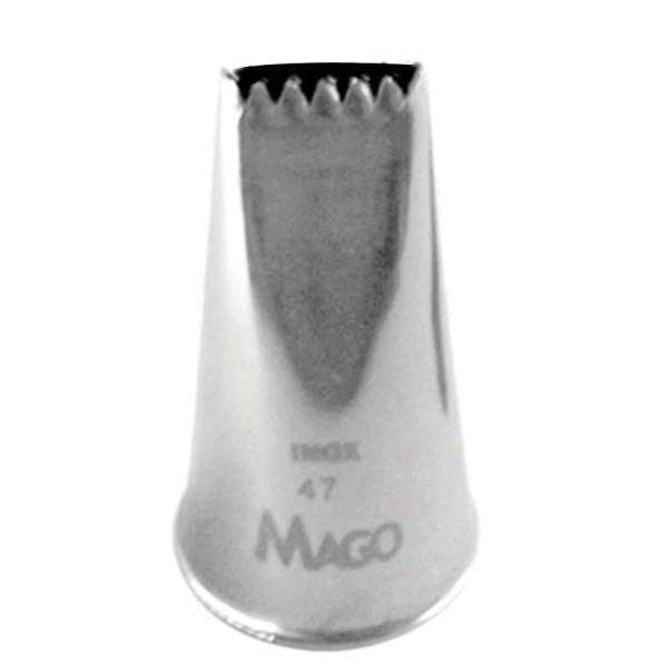 Encontraproduto.com.br - Bico de Confeitar Inox Pequeno Serra Mod.47
