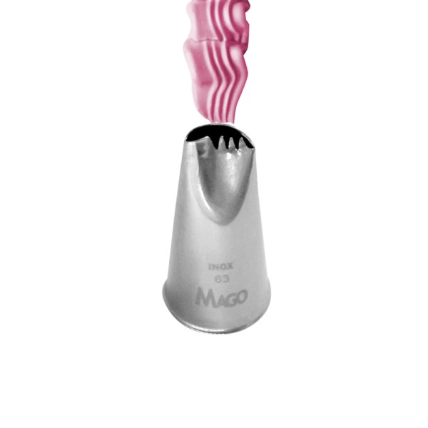 Encontraproduto.com.br - Bico De Confeitar Inox Pequeno Babado Mod.63 Mago