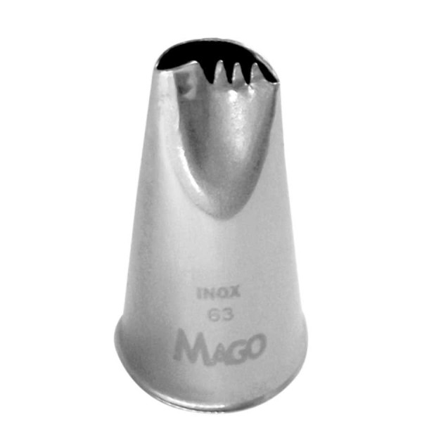 Encontraproduto.com.br - Bico De Confeitar Inox Pequeno Babado Mod.63 Mago