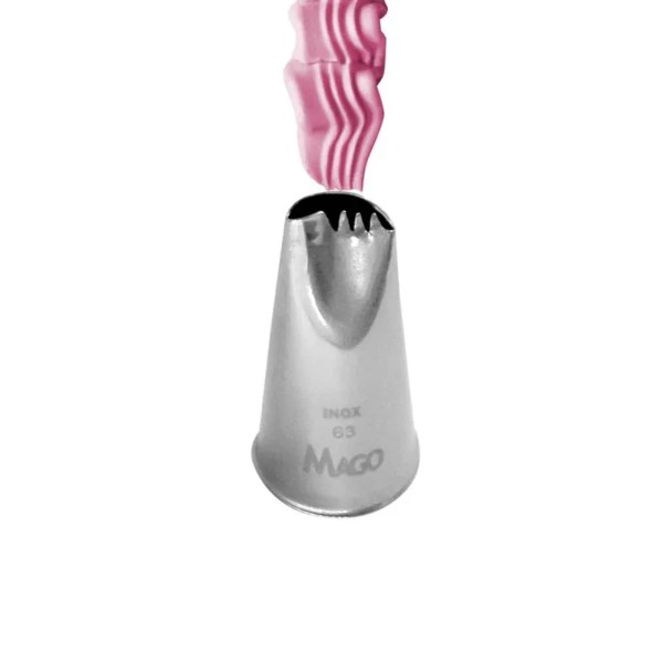 Encontraproduto.com.br - Bico De Confeitar Inox Pequeno Babado Mod.63 Mago