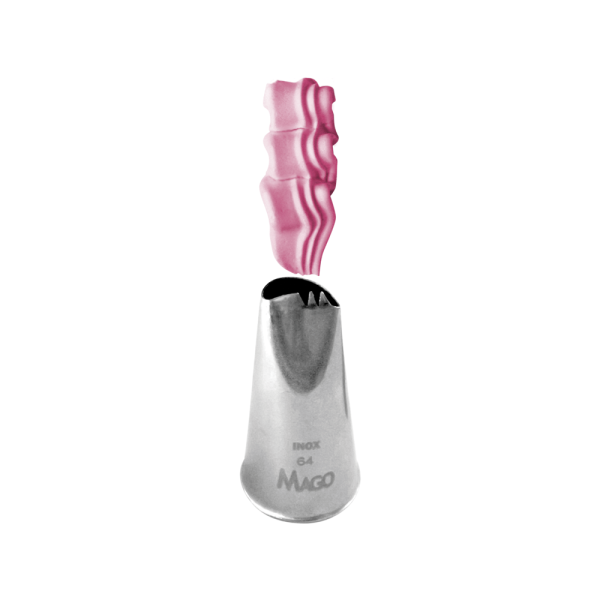 Encontraproduto.com.br - Bico de Confeitar Inox Pequeno Babado Mod.64