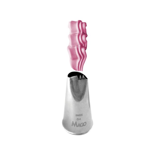 Encontraproduto.com.br - Bico de Confeitar Inox Pequeno Babado Mod.64