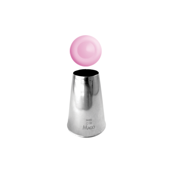 Encontraproduto.com.br - Bico de Confeitar Inox Grande Perle Mod.C18