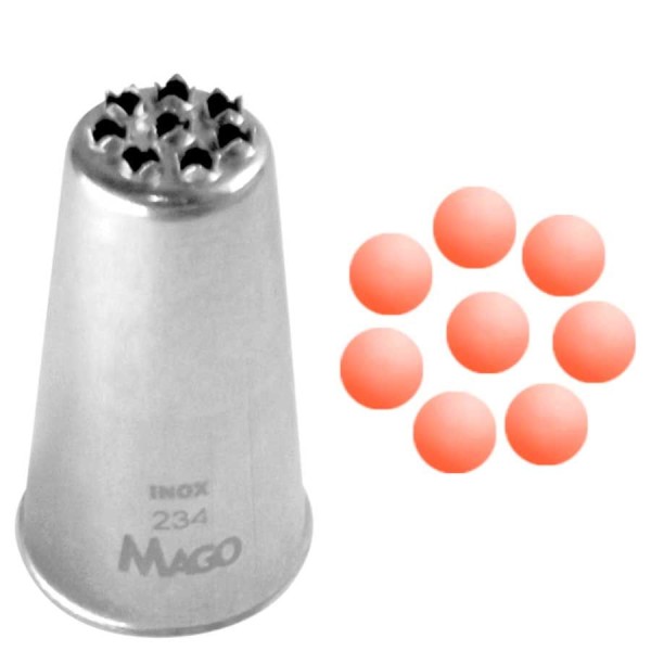 Bico De Confeitar Inox Chuveirao 234 Mago