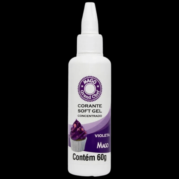 Encontraproduto.com.br - Corante Soft Gel Violeta 60g