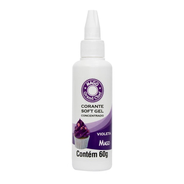 Encontraproduto.com.br - Corante Soft Gel Violeta 60g