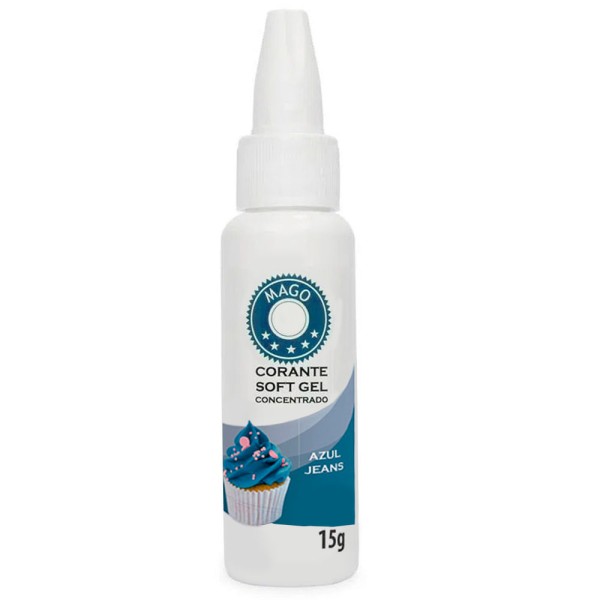Corante Soft Gel Concentrado Azul Jeans 15g - Mago
