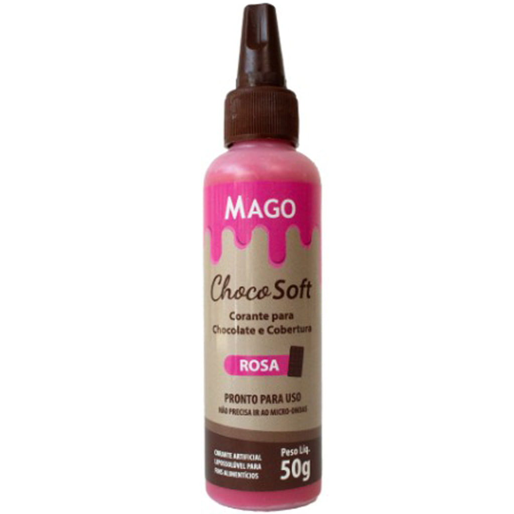Encontraproduto.com.br - Corante Choco Soft Rosa 50g