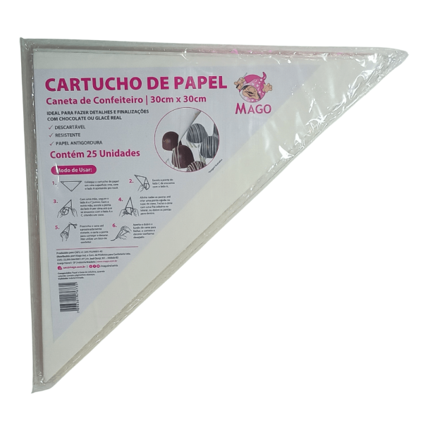 Cartucho de Papel 30x30cm 25un
