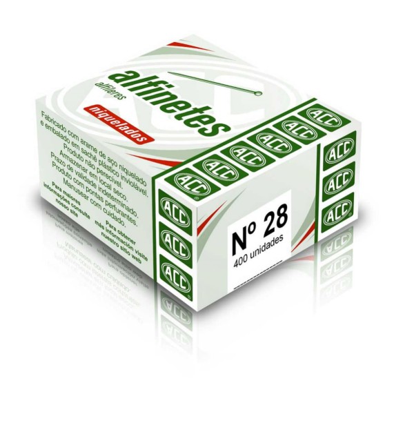 Encontraproduto.com.br - ALFINETES COMUN N.28 NIQ ACC