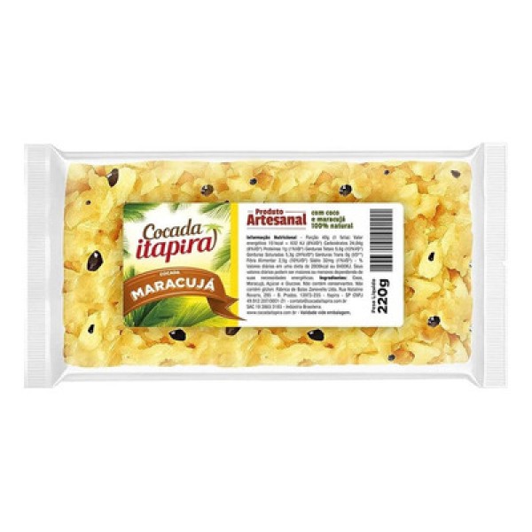 Encontraproduto.com.br - Cocada Maracujá 220g - Itapira