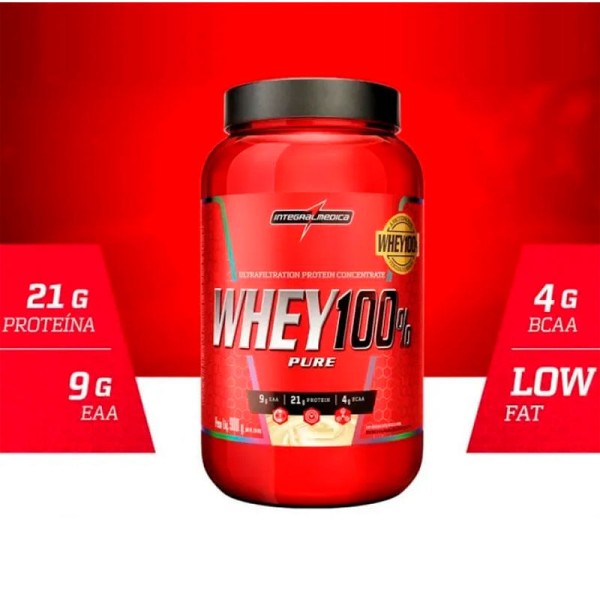 Encontraproduto.com.br - Whey Protein Integral Médica 100% Pure Chcolate 907g
