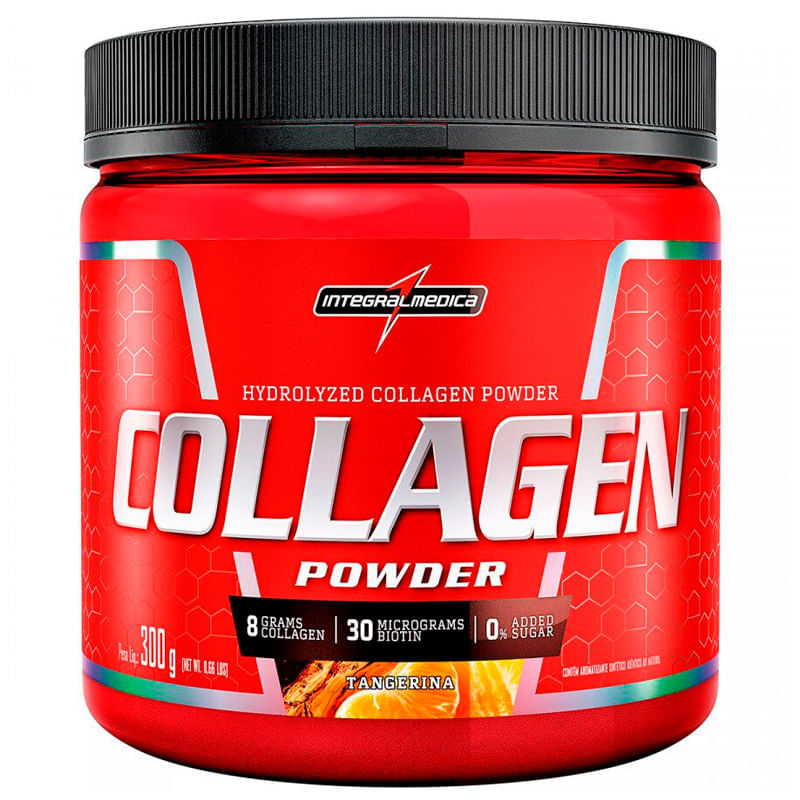 Collagen Powder Tangerina 300g - Integralmedica